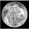 Image 3 : 1943-p Mercury Dime 10c Grades GEM+ FSB