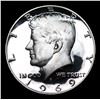 Image 2 : Proof 1969-s Kennedy Half Dollar 50c Grades GEM++ Proof Deep Cameo
