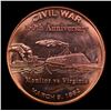 Image 2 : Lot of 4 1oz .999 Commerative Copper Medalions