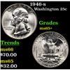 Image 1 : 1946-s Washington Quarter 25c Grades GEM+ Unc