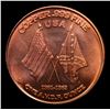 Image 7 : Lot of 4 1oz .999 Commerative Copper Medalions