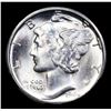 Image 2 : 1944-s Mercury Dime 10c Grades GEM++ Unc