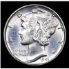 Image 2 : 1941-p Mercury Dime 10c Grades GEM+ FSB