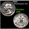 Image 1 : Proof 1960 Washington Quarter 25c Grades GEM+ Proof