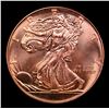 Image 2 : Lot of 4 1oz .999 Commerative Copper Medalions