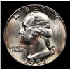 Image 2 : 1954-p Washington Quarter 25c Grades GEM++ Unc