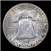 Image 3 : 1953-s Franklin Half Dollar 50c Grades GEM+ Unc