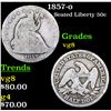 Image 1 : 1857-o Seated Half Dollar 50c Grades vg, very good