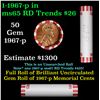 Image 1 : Shotgun Lincoln 1c roll, 1967-p 50 pcs Bank Wrapper.