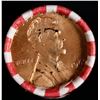 Image 3 : Shotgun Lincoln 1c roll, 1967-p 50 pcs Bank Wrapper.