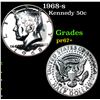 Image 1 : Proof 1968-s Kennedy Half Dollar 50c Grades GEM++ Proof