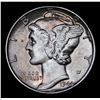 Image 2 : 1944-p Mercury Dime 10c Grades GEM+ Unc