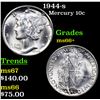 Image 1 : 1944-s Mercury Dime 10c Grades GEM++ Unc