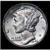 Image 2 : 1943-p Mercury Dime 10c Grades GEM+ Unc