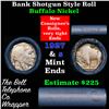 Image 1 : Buffalo Nickel Shotgun Roll in Old Bank Style 'Bell Telephone'  Wrapper 1927 &s Mint Ends