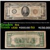 Image 1 : 1934A $20 Hawaii WWII Emergency Currency Federal Reserve Note Fr-2305 Grades f+