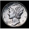 Image 2 : 1941-d Mercury Dime 10c Grades Choice Unc+ FSB