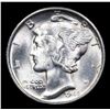 Image 2 : 1945-s Mercury Dime 10c Grades GEM++ Unc
