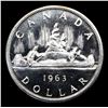 Image 3 : ***Auction Highlight*** 1963 Canada Dollar $1 Graded ms67+ PL By SEGS (fc)
