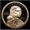 Image 2 : Proof Group of 5 2000-2008 Sacagewea 1 Dollar Coins, Gem++ Grades GEM++ Proof Deep Cameo