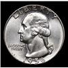Image 2 : 1956-p Washington Quarter 25c Grades GEM+ Unc