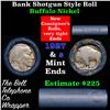 Image 1 : Buffalo Nickel Shotgun Roll in Old Bank Style 'Bell Telephone'  Wrapper 1927 &s Mint Ends