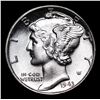 Image 2 : 1943-p Mercury Dime 10c Grades GEM+ Unc