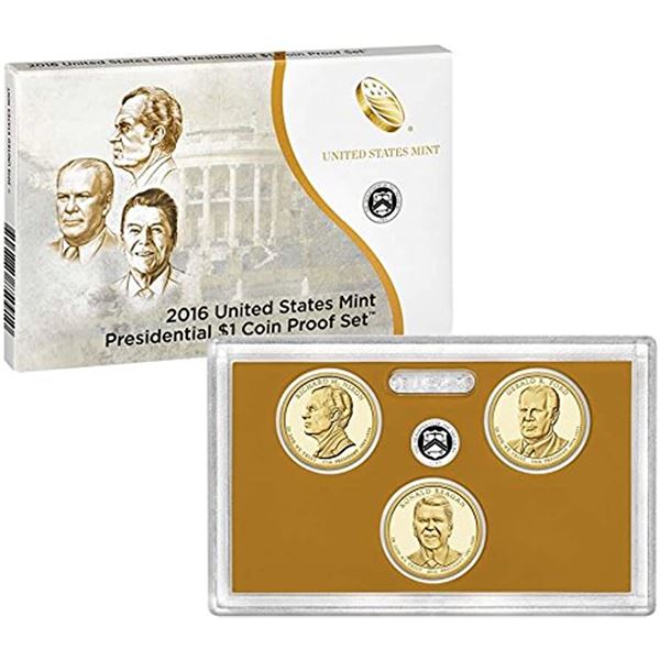 2016 United States Mint Presidential $1 Coin Proof Set