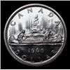 Image 3 : 1965 Canada $1 Silver Canada Dollar KM# 64.1 $1 Grades GEM+ UNC PL