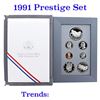 Image 1 : 1991 United States Mint Prestige Proof Set