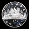 Image 3 : ***Auction Highlight*** 1963 Canada Dollar $1 Graded ms66+ PL By SEGS (fc)