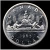 Image 3 : ***Auction Highlight*** 1965 Small Beads, Blunt 5 Canada Dollar $1 Graded ms67+ PL By SEGS (fc)