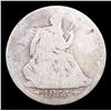 Image 2 : 1855-p Seated Half Dollar 50c Grades g+