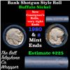 Image 1 : Buffalo Nickel Shotgun Roll in Old Bank Style 'Bell Telephone'  Wrapper 1920 &s Mint Ends