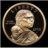 Image 2 : Proof Group of 5 2000-2008 Sacagewea 1 Dollar Coins, Gem++ Grades GEM++ Proof Deep Cameo