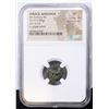 Image 2 : NGC Thrace,Maroneia 4th Century BC AE14 (3.84g) obv Horse rv grape arbor Graded Vf By NGC
