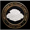 Image 2 : Sams Town .999 Fine Silver  Las Vegas Nevada Limited Edition $10 Gaming Token