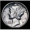 Image 2 : 1942-d Mercury Dime 10c Grades GEM+ FSB