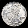 Image 2 : 1942-p Walking Liberty Half Dollar 50c Grades Select Unc