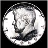 Image 2 : Proof 1969-s Kennedy Half Dollar 50c Grades GEM Proof Deep Cameo