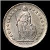 Image 2 : 1943B Switzerland 1/2 Franc Silver KM# 24 Grades Select+ Unc