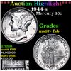 Image 1 : ***Auction Highlight*** 1944-s Mercury Dime 10c Graded GEM++ FSB BY USCG (fc)