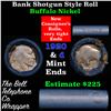 Image 1 : Buffalo Nickel Shotgun Roll in Old Bank Style 'Bell Telephone'  Wrapper 1920 &d Mint Ends