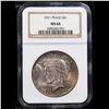 Image 2 : ***Auction Highlight*** NGC 1921-p Peace Dollar Near TOP POP! $1 Graded ms66 By NGC (fc)