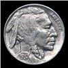 Image 2 : 1937-p Buffalo Nickel 5c Grades Choice AU/BU Slider