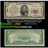 Image 1 : 1929 *Mint Error* $5 National Currency 'The Riggs National Bank Of Washington' Type I Grades vf++