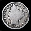 Image 2 : 1912-d Liberty Nickel 5c Grades vg, very good