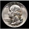 Image 2 : 1947-p Washington Quarter 25c Grades Choice+ Unc