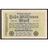 Image 2 : 1923 Germany Weimar Republic 10 Million Mark Post-WWI Hyperinflation Banknote P# 106a, Watermark: G/