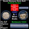 Image 1 : Buffalo Nickel Shotgun Roll in Old Bank Style 'Bell Telephone'  Wrapper 1927 &d Mint Ends
